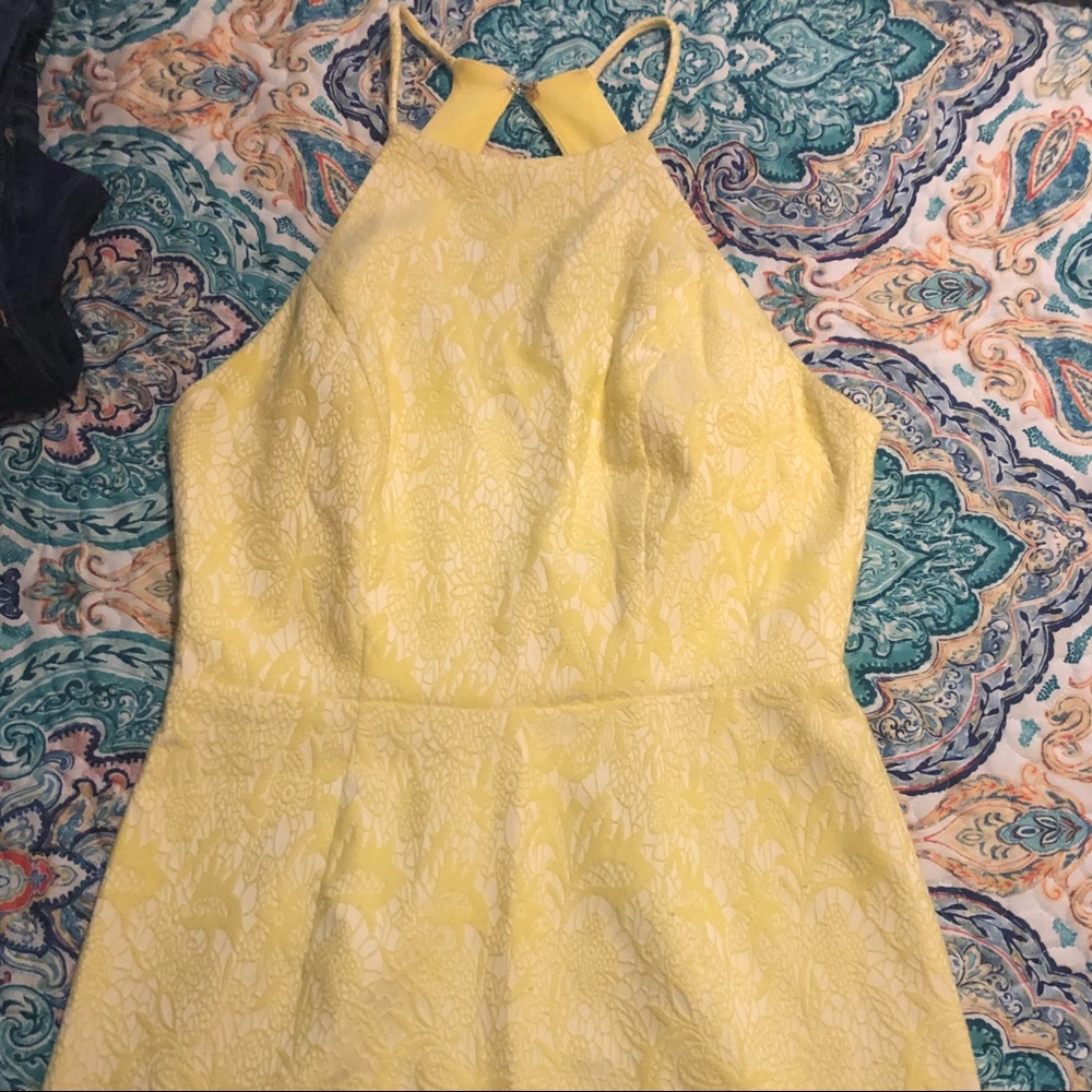 Yellow dress